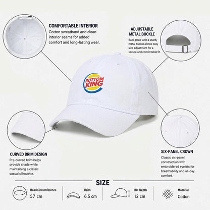 BOTTOM KING Embroidered Cap ~ GAYSBIE