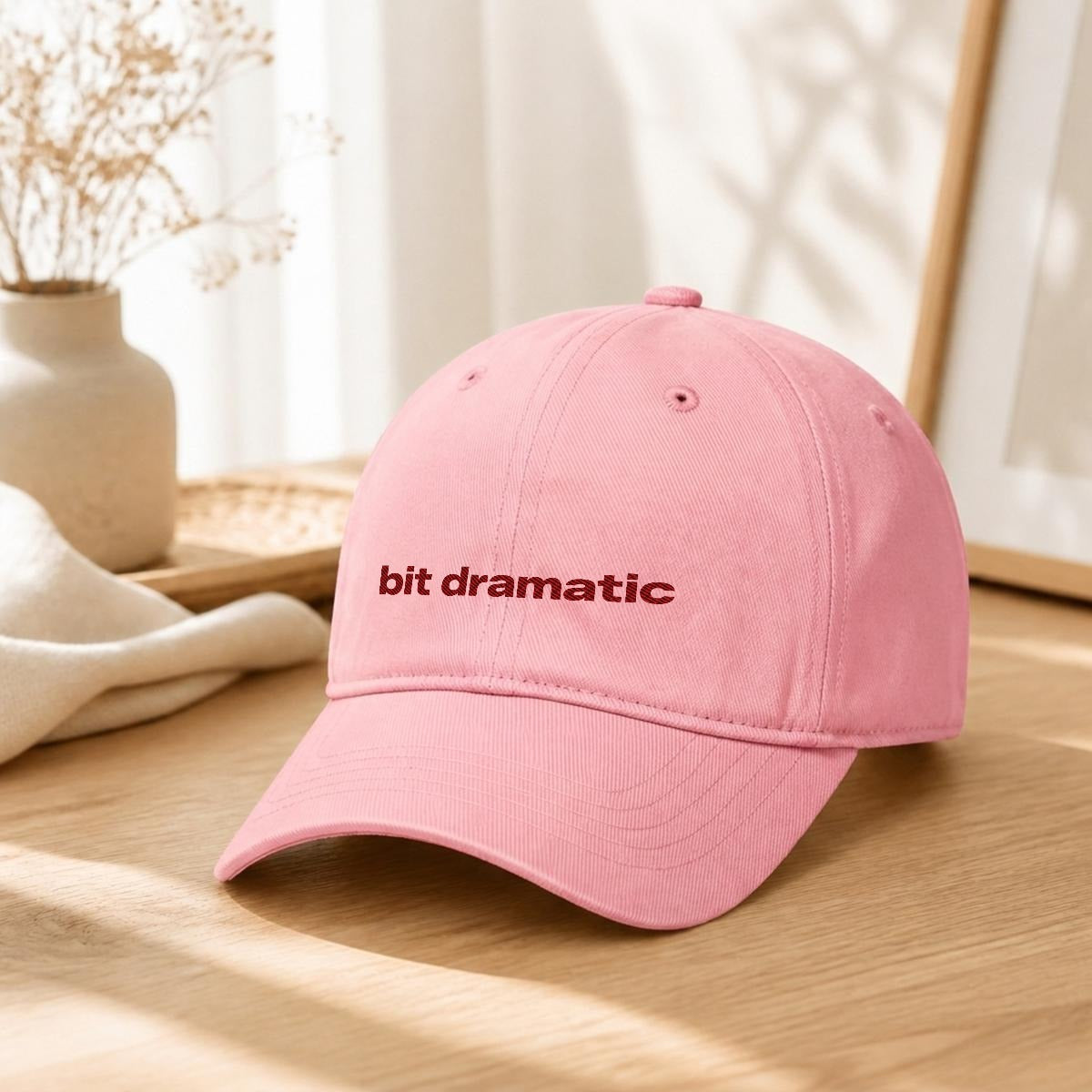 Bit Dramatic Embroidered Cap - Queer Streetwear Dad Hat USA GAYSBIE