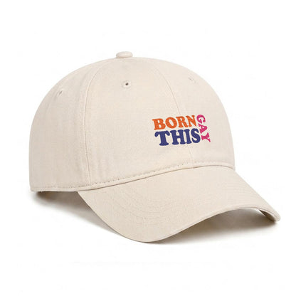 BORN THIS GAY Embroidered Cap ~ GAYSBIE