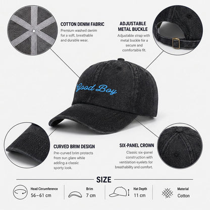 good boy Embroidered Cap ~ GAYSBIE