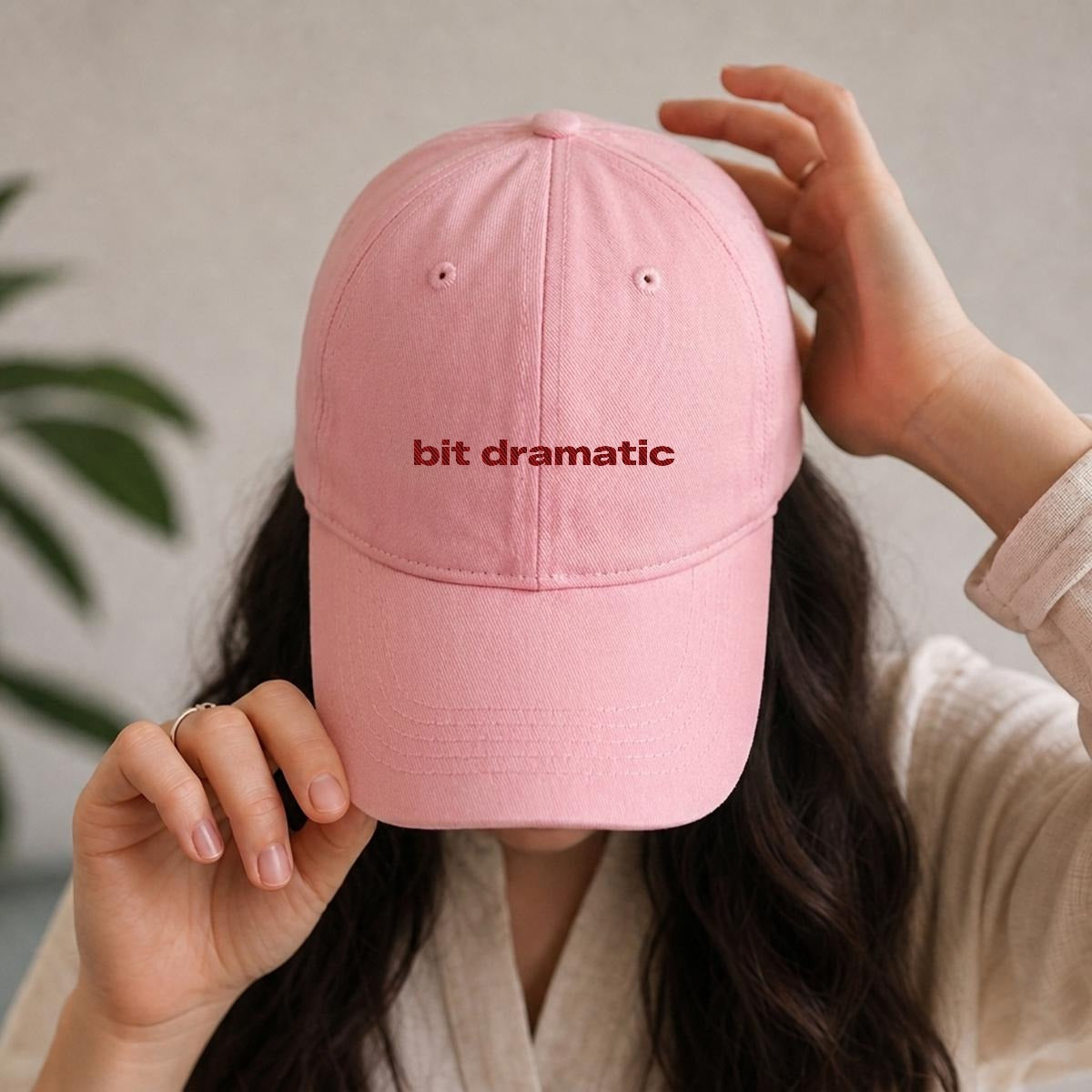 Bit Dramatic Embroidered Cap - Queer Streetwear Dad Hat USA GAYSBIE