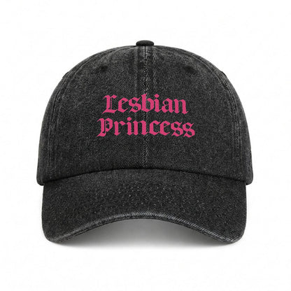 LESBIAN PRINCESS Embroidered Cap ~ GAYSBIE