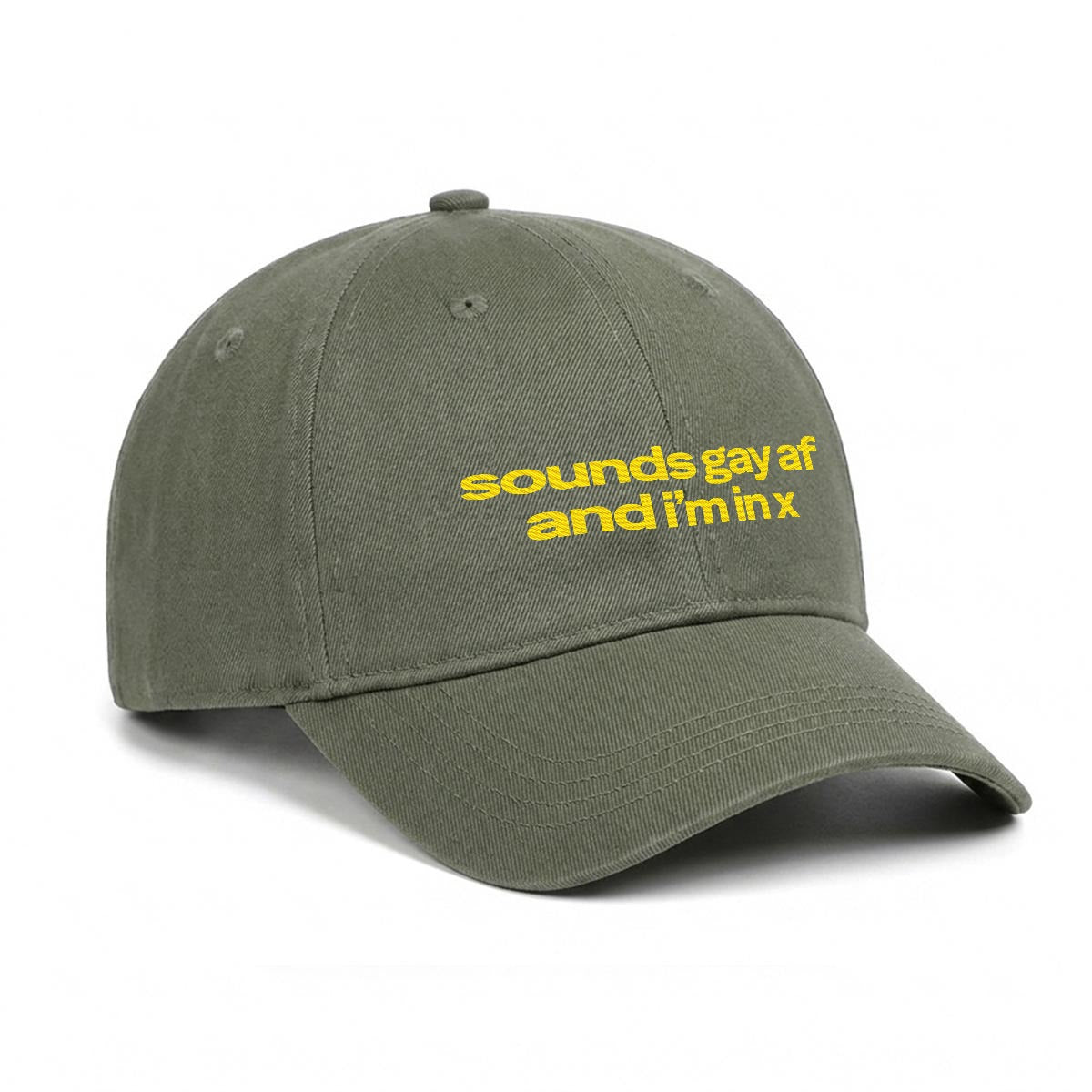 sounds gay af Embroidered Cap ~ GAYSBIE