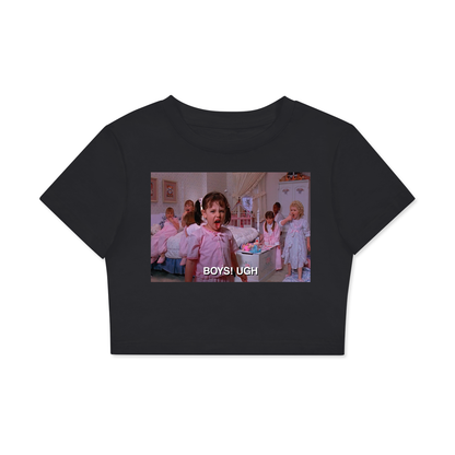 BOYS! UGH Crop Tee ~ GAYSBIE