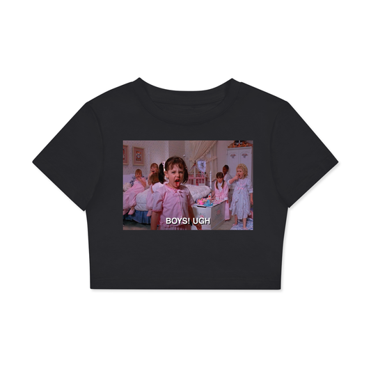 BOYS! UGH Crop Tee ~ GAYSBIE