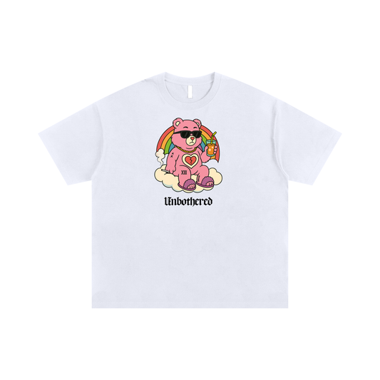 UNBOTHERED BEAR Oversize Signature Tee ~ GAYSBIE
