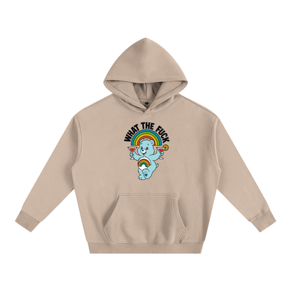 WHAT THE FUCK BEAR Heavy Fleece Hoodie ~ GAYSBIE