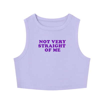 Women's Tight Crewneck Crop Tank Top