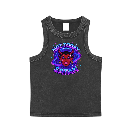 NOT TODAY SATAN Premium Baby Tank ~ GAYSBIE