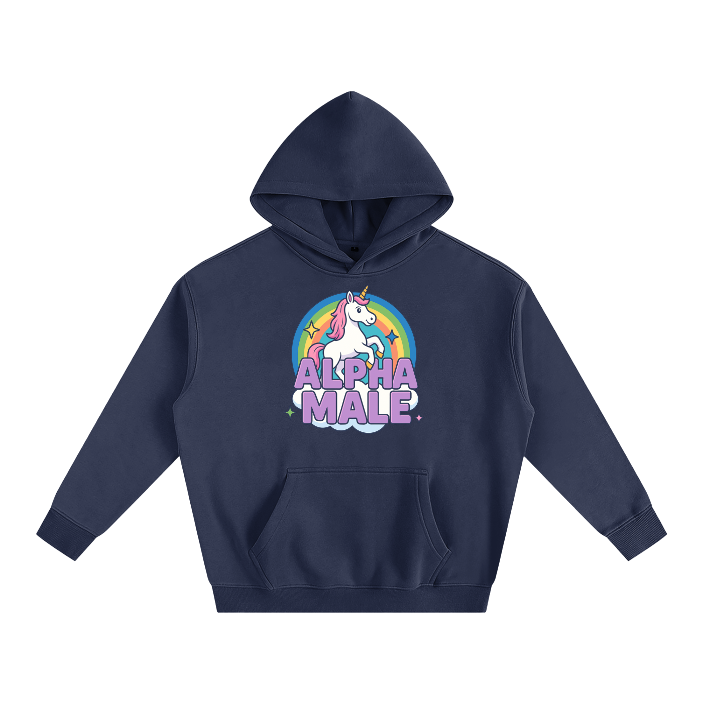 ALPHA MALE Heavy Fleece Hoodie ~ GAYSBIE