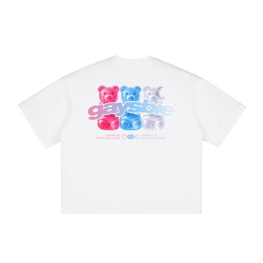 🏳️‍⚧️ GAYSBIE™ Gummy Heavy Washed Boxy T-Shirt