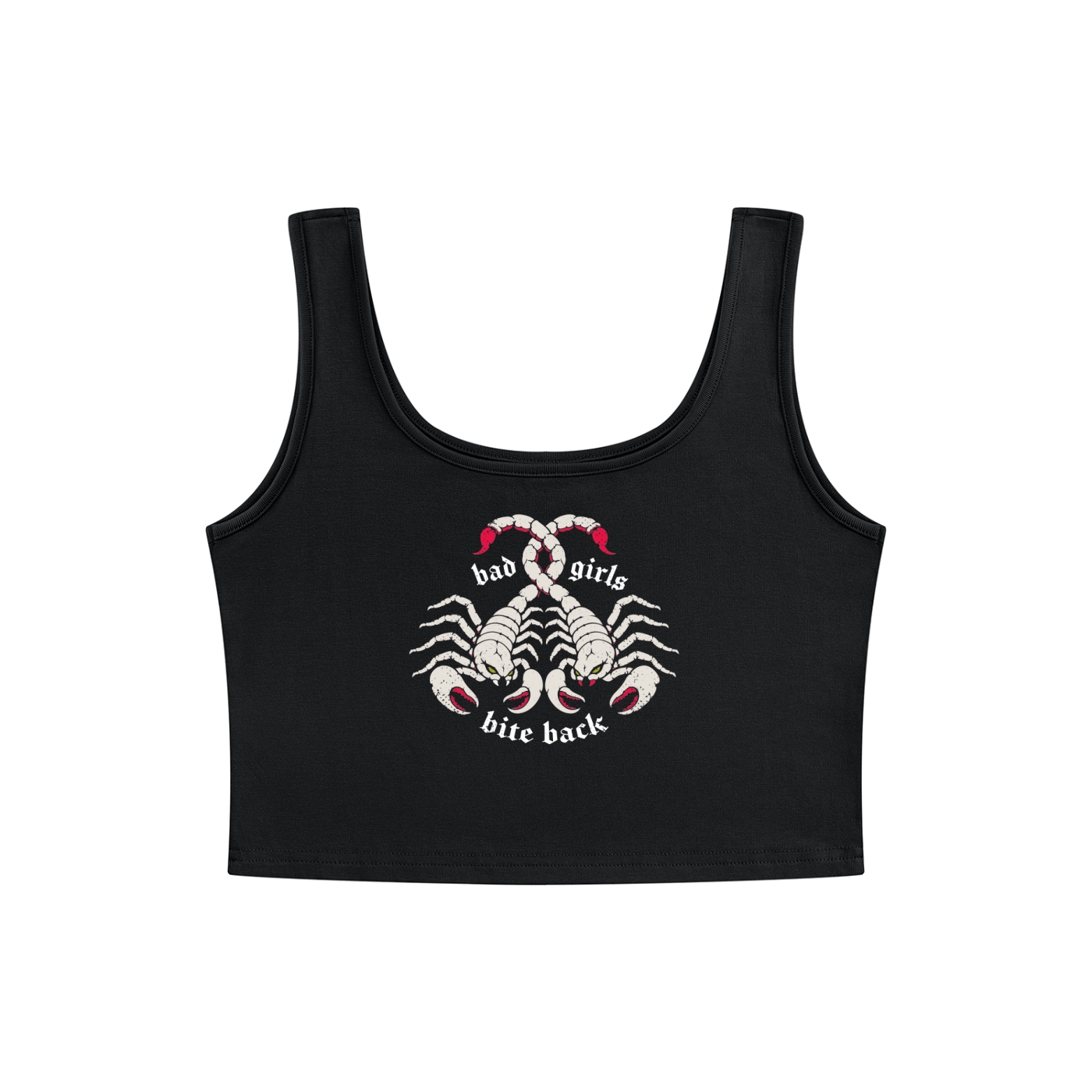 bad girls bite back Strap Crop Tank ~ GAYSBIE
