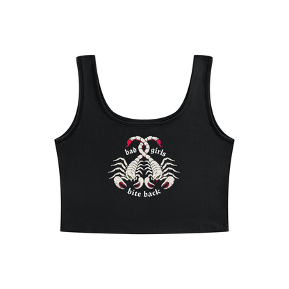 bad girls bite back Strap Crop Tank ~ GAYSBIE
