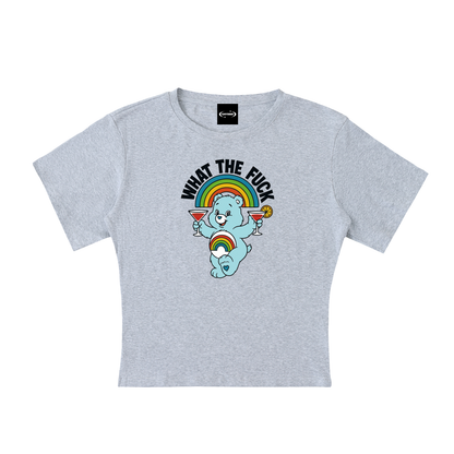 WHAT THE FUCK BEAR Baby Tee ~ GAYSBIE