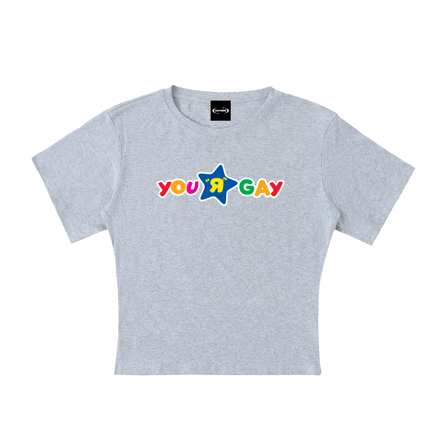 YOU R GAY Baby Tee ~ GAYSBIE