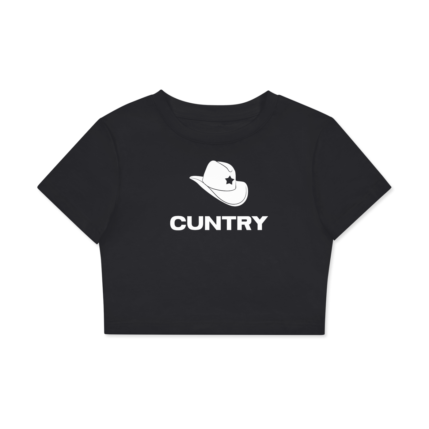 CUNTRY Crop Tee ~ GAYSBIE