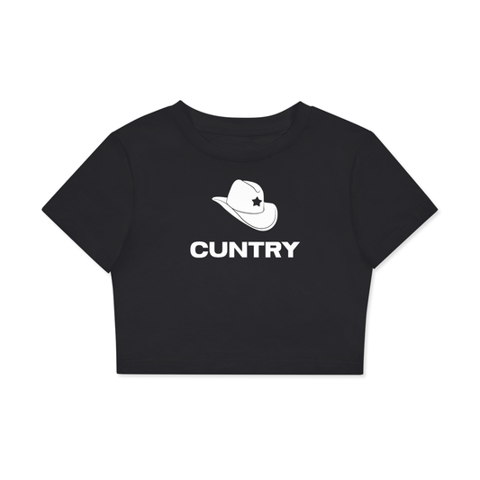 CUNTRY Crop Tee ~ GAYSBIE