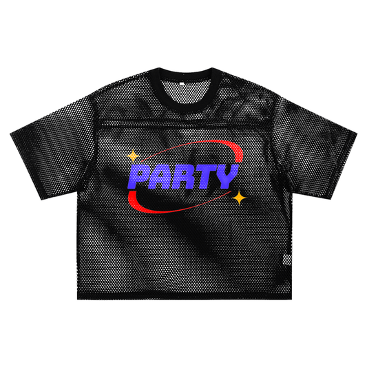 PARTY Boxy Mesh Tee ~ GAYBSIE