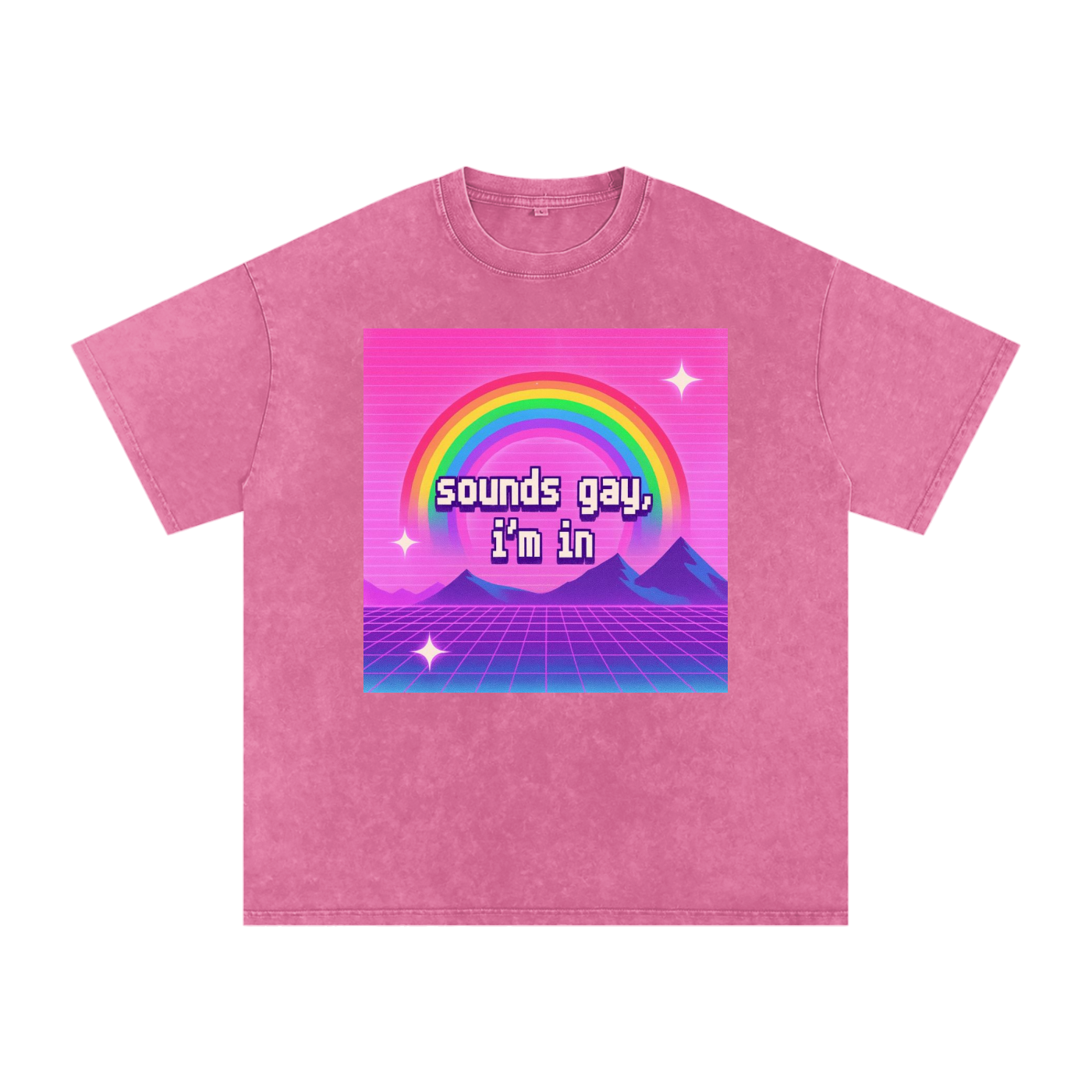 Sounds Gay Premium Oversized Tee ~ GAYSBIE