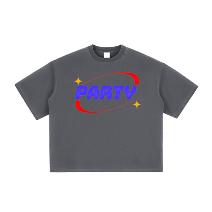 PARTY Heavy Boxy Tee ~ GAYSBIE