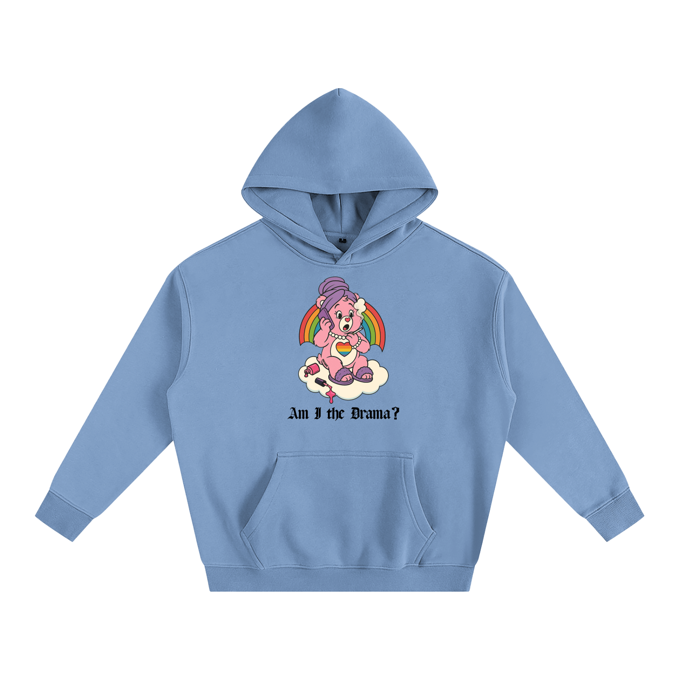 AM I THE DRAMA? BEAR Heavy Fleece Hoodie ~ GAYSBIE