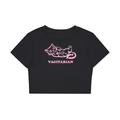 VAGITARIAN PUSSY Crop Tee ~ GAYSBIE