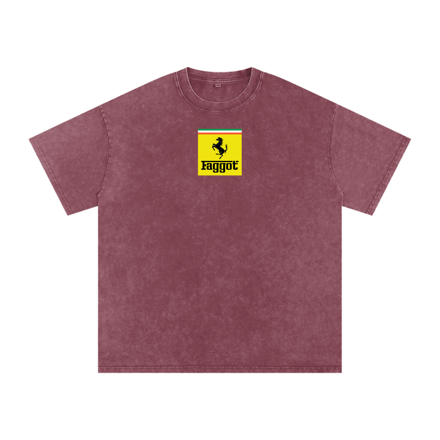 FAGGOT FERRARI Premium Oversized Tee ~ GAYSBIE