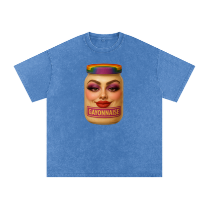 GAYONNAISE FACE Premium Oversized Tee ~ GAYSBIE
