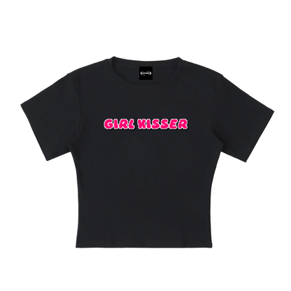 GIRL KISSER Baby Tee ~ GAYSBIE