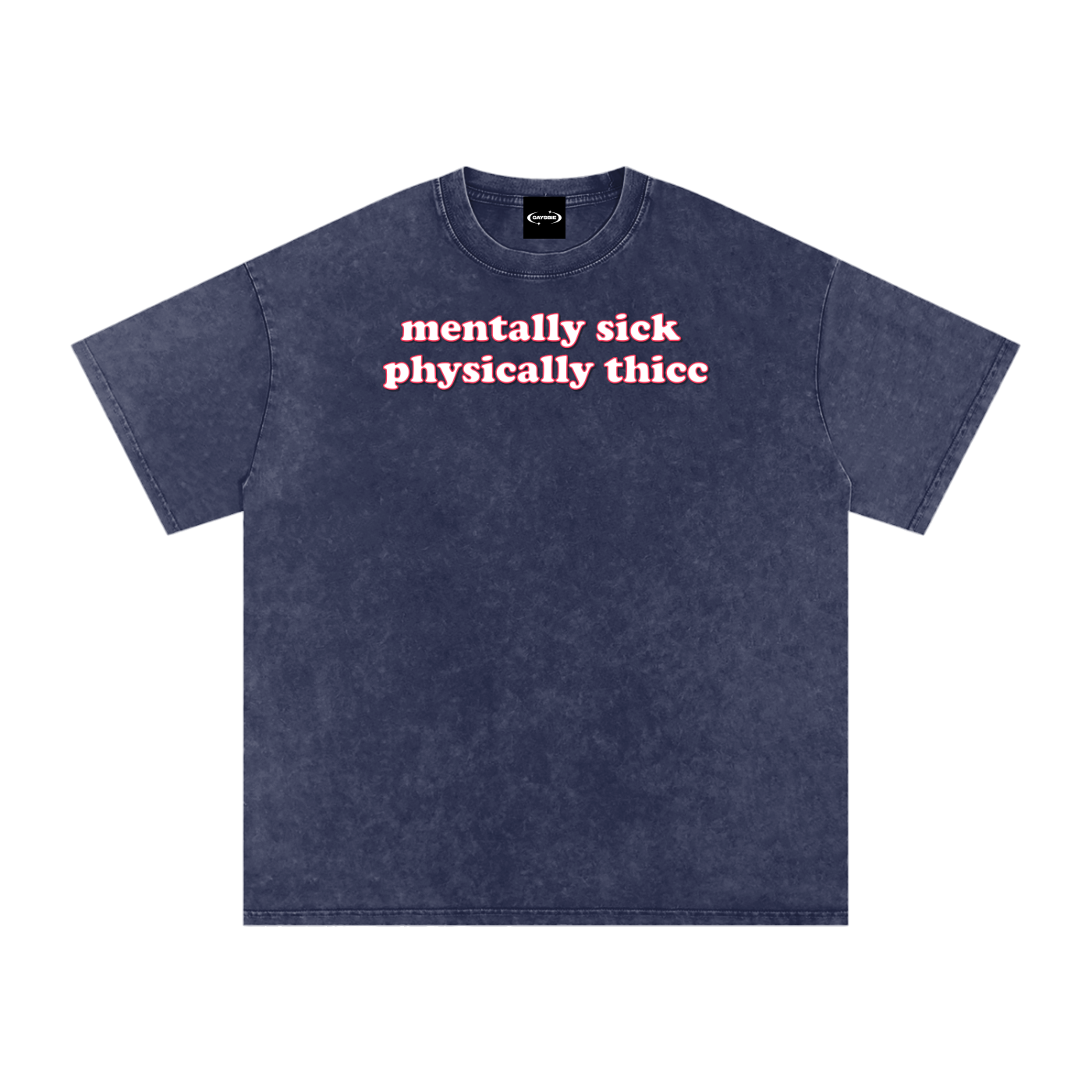 mentally sick physcially thicc Premium Oversized Tee ~ GAYSBIE
