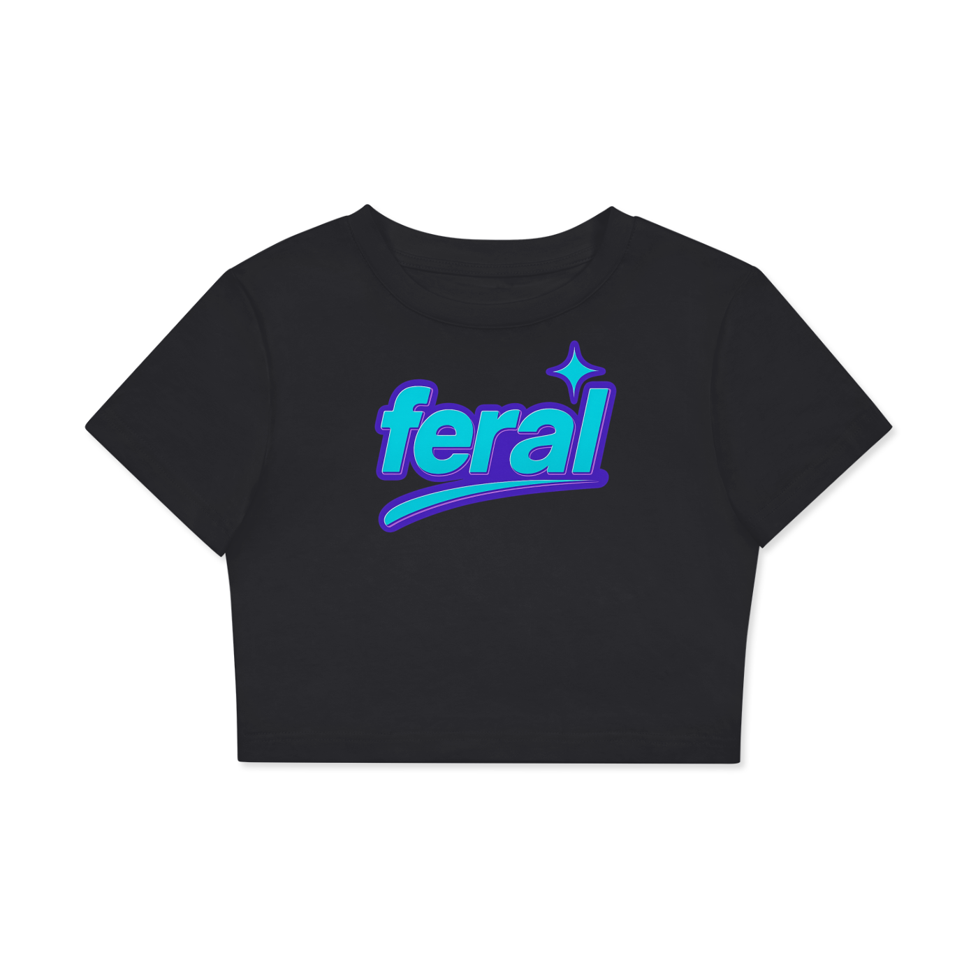 FERAL Crop Tee ~ GAYSBIE