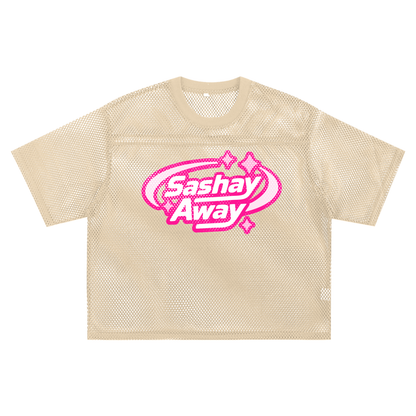 Sashay Away Boxy Mesh Tee ~ GAYSBIE