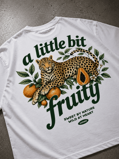 a little bit fruity Oversize Loose Drop Shoulder Tee ~ GAYSBIE
