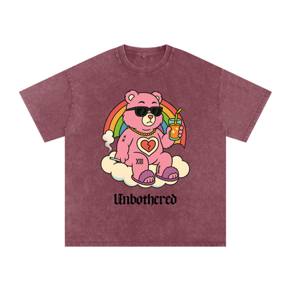 UNBOTHERED BEAR Premium Oversized Tee ~ GAYSBIE
