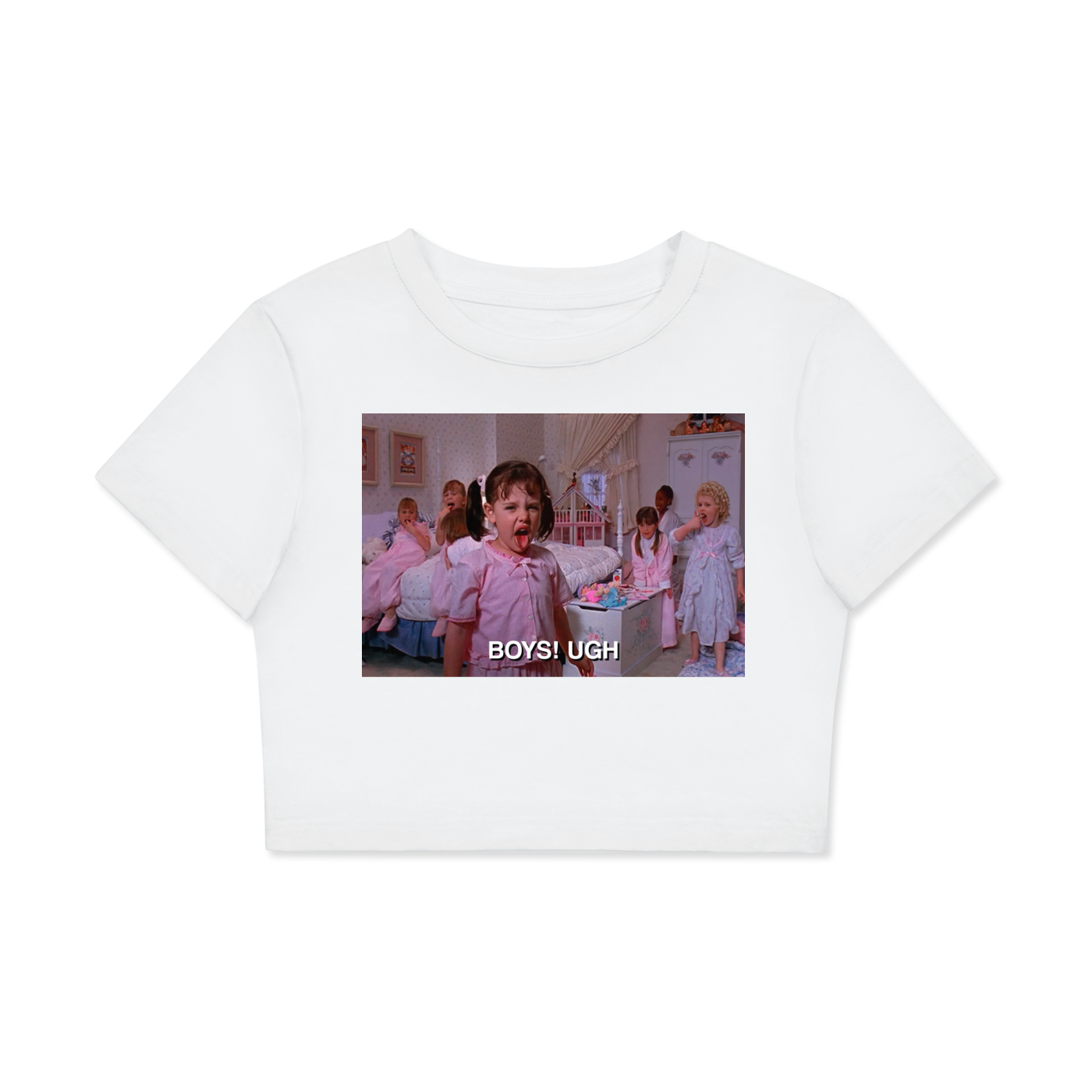 BOYS! UGH Crop Tee ~ GAYSBIE