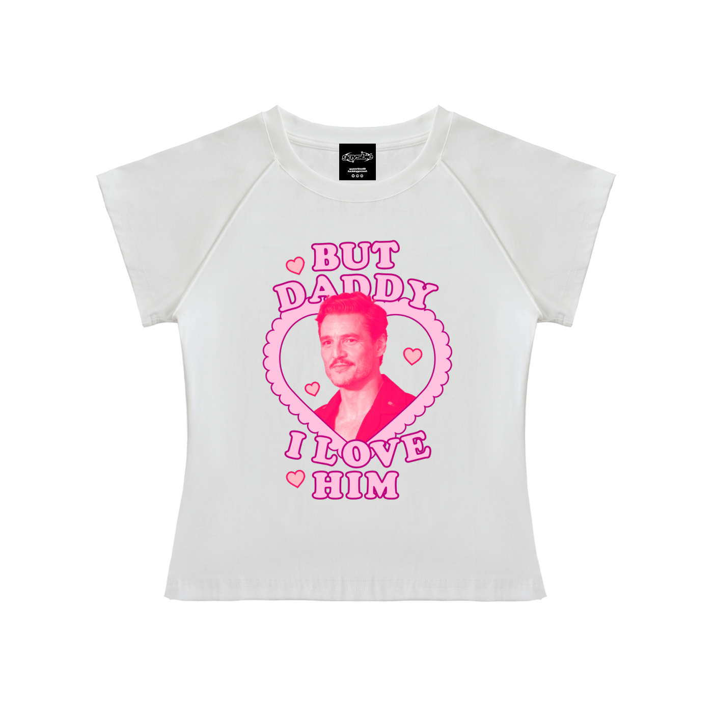 BUT DADDY I LOVE HIM PEDRO PASCAL Short Sleeve Crop ~ GAYSBIE