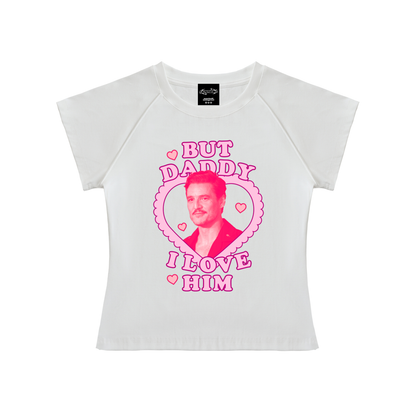 BUT DADDY I LOVE HIM PEDRO PASCAL Short Sleeve Crop ~ GAYSBIE