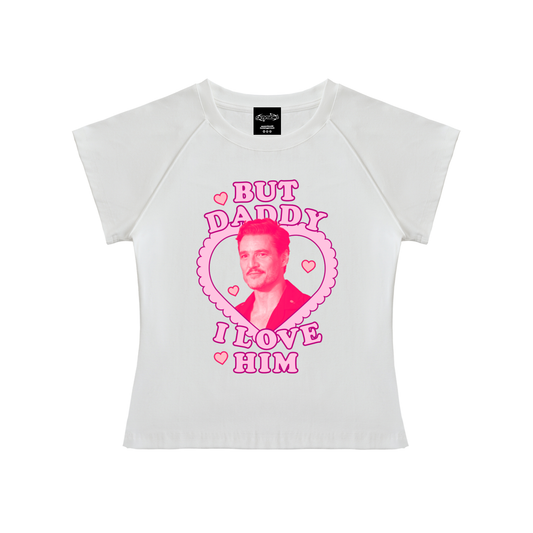 BUT DADDY I LOVE HIM PEDRO PASCAL Short Sleeve Crop ~ GAYSBIE