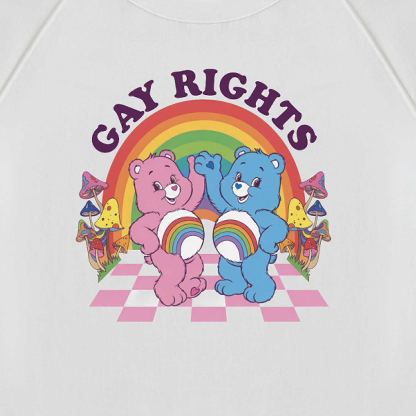 GAY RIGHTS BEARS Short Sleeve Crop ~ GAYSBIE