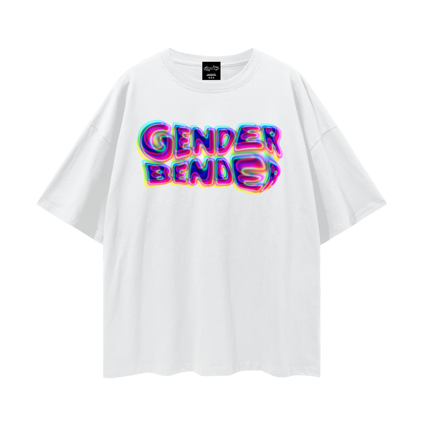 GENDER BENDER Trippy Oversize Drop Shoulder Tee ~ GAYSBIE