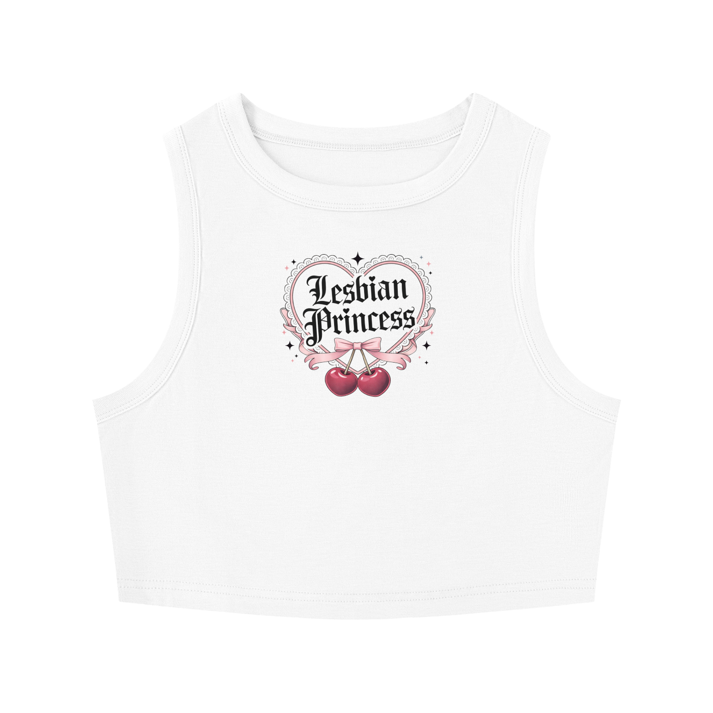 Lesbian Princess Crop Tank ~ GAYSBIE