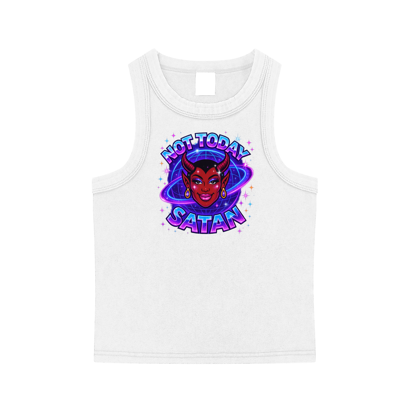 NOT TODAY SATAN Premium Baby Tank ~ GAYSBIE