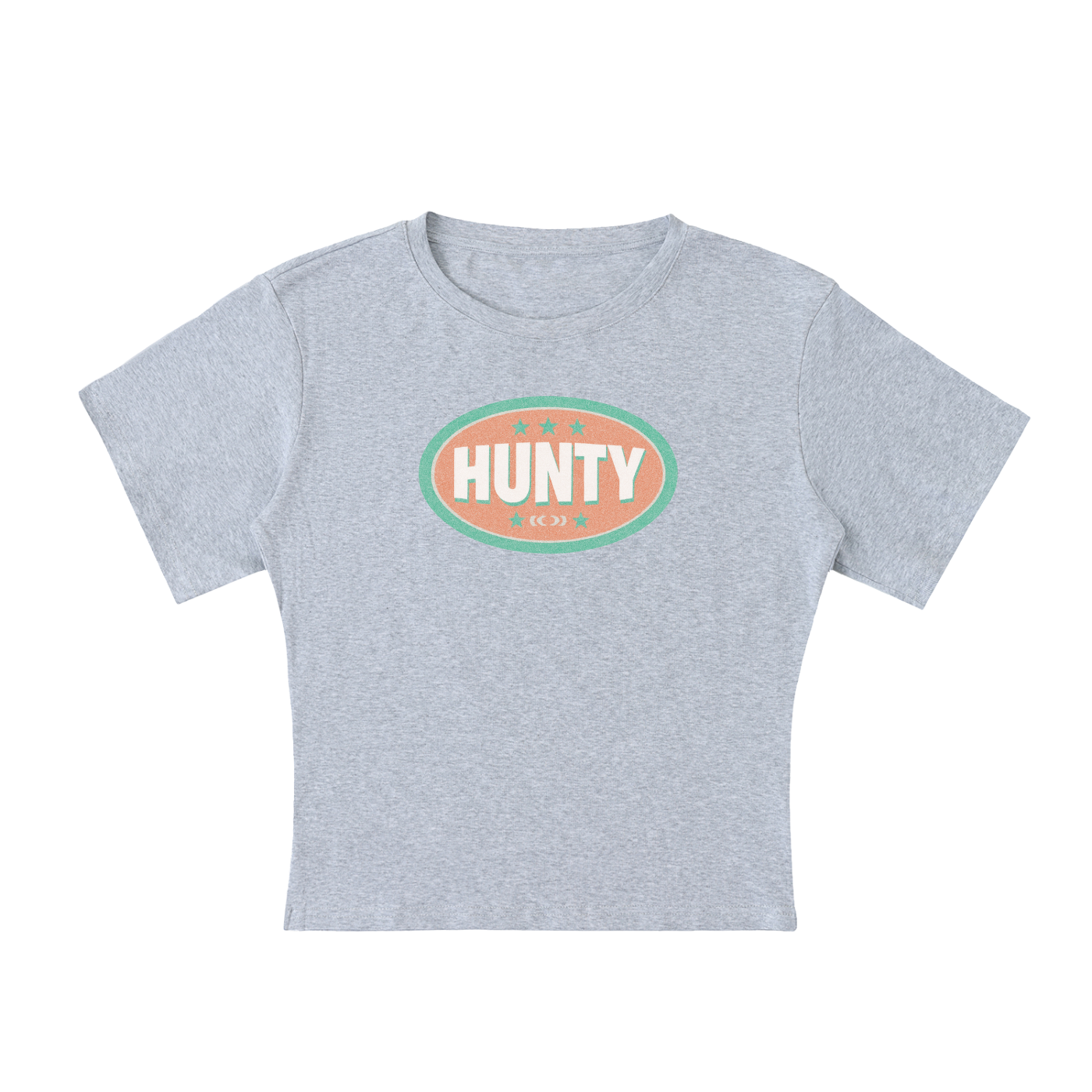 HUNTY BADGE Baby Tee ~ GAYSBIE