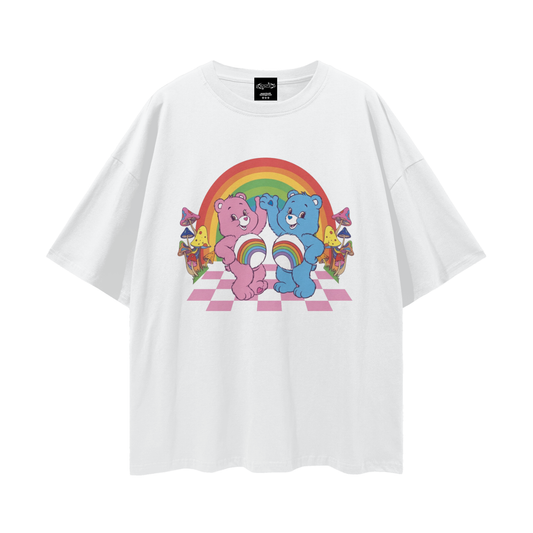 Bears Crime Pride Oversize Loose Drop Shoulder Tee ~ GAYSBIE
