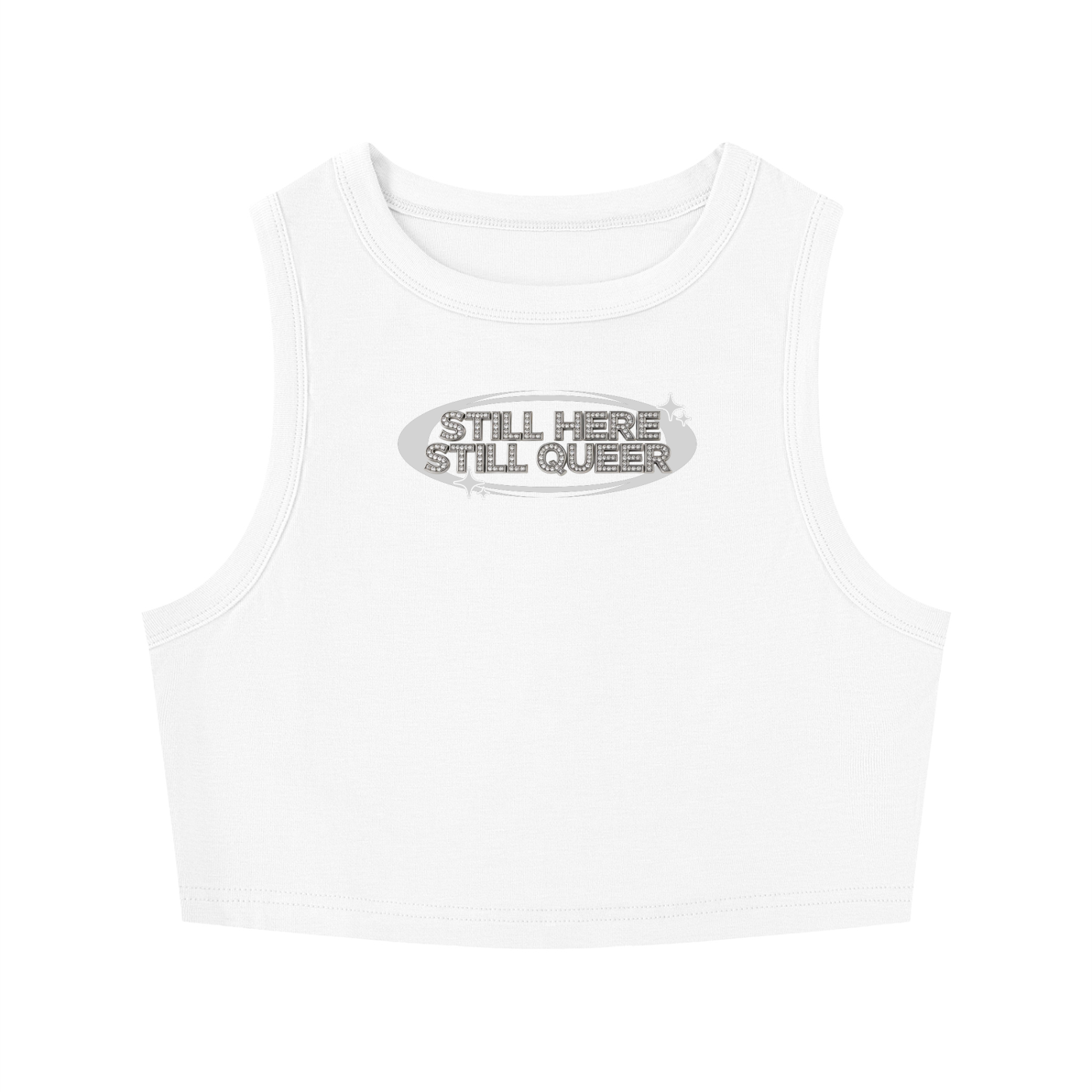 STILL HERE STILL QUEER Crop Tank ~ GAYSBIE