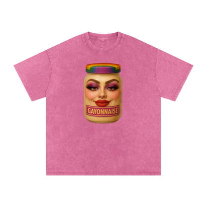 GAYONNAISE FACE Premium Oversized Tee ~ GAYSBIE