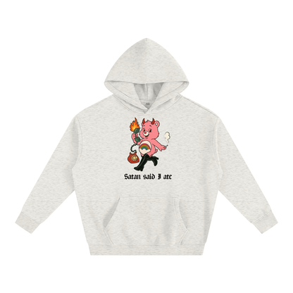 SATAN SAID I ATE BEAR Heavy Fleece Hoodie ~ GAYSBIE