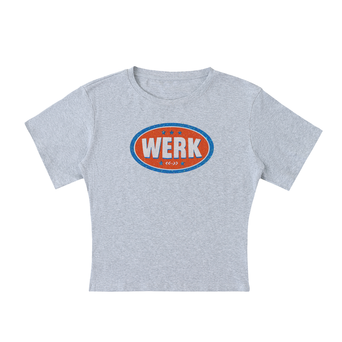 WERK BADGE Baby Tee ~ GAYSBIE
