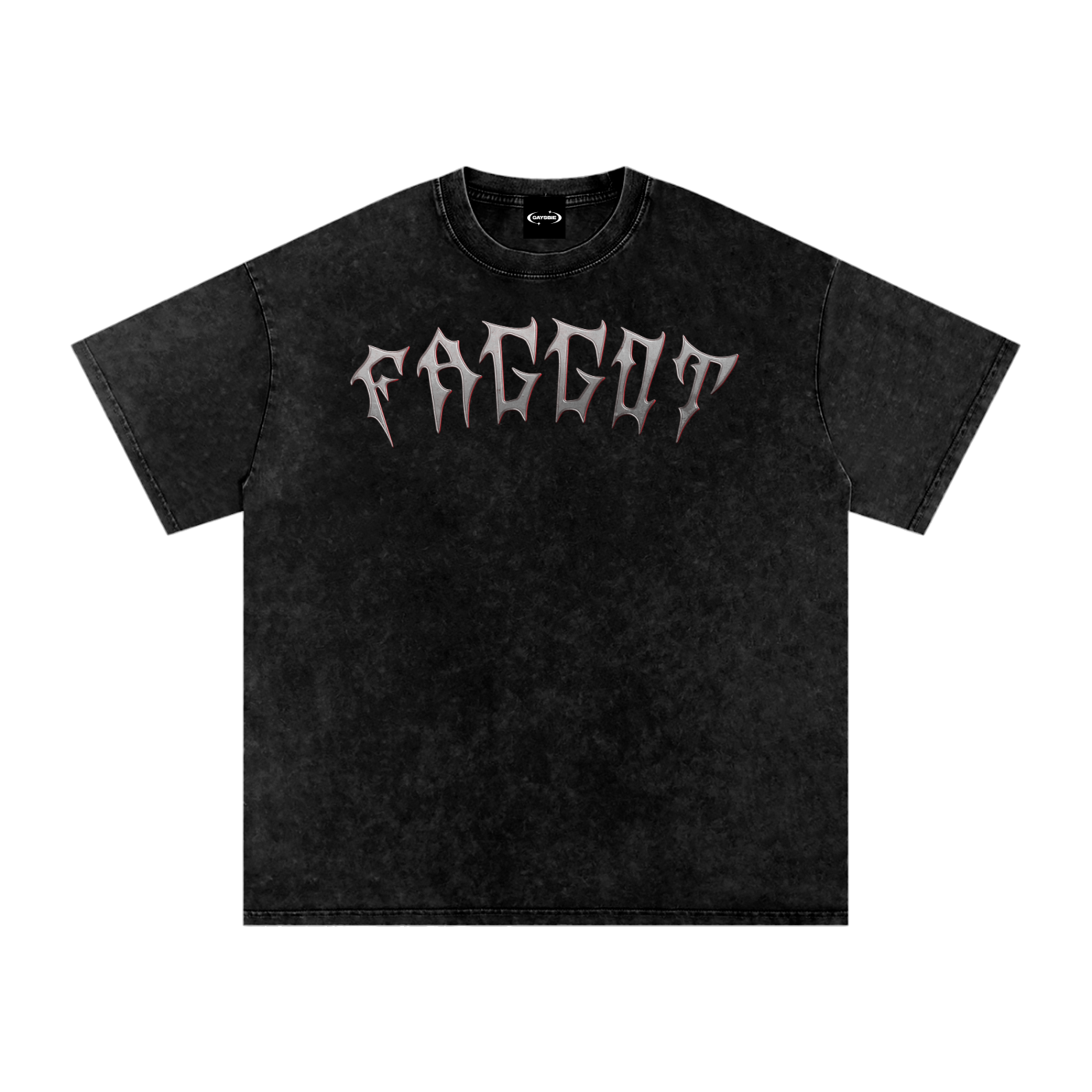 FAGGOT Premium Oversized Tee ~ GAYSBIE