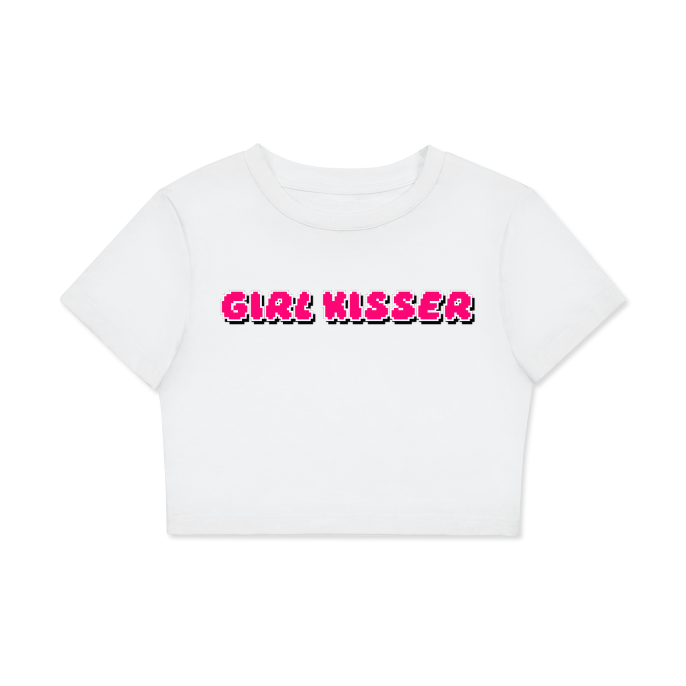 GIRL KISSER Crop Tee ~ GAYSBIE